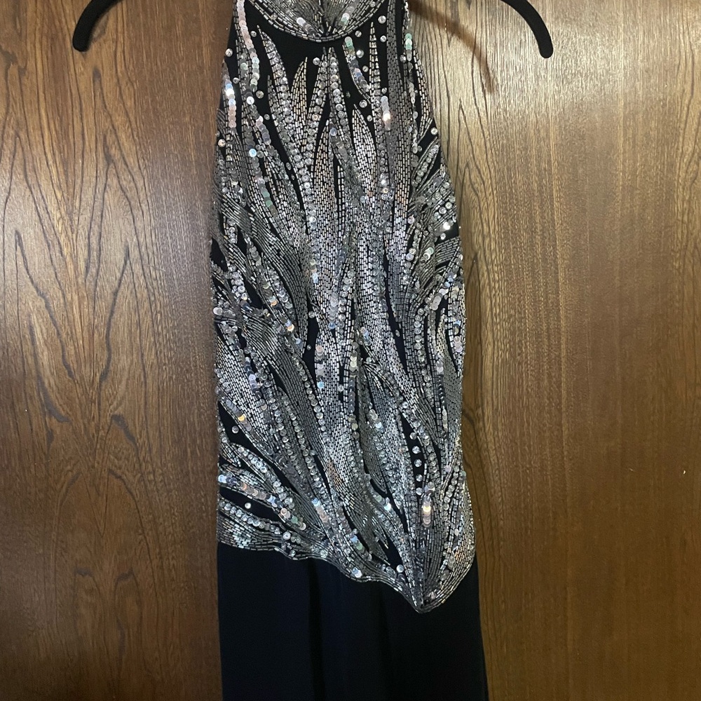 Sho Max Originals Black Halter Gown
